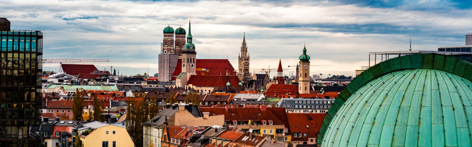 Panorama-Aussicht auf München