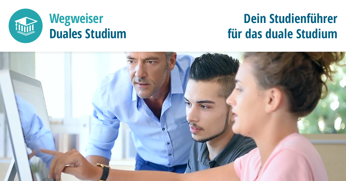 Studierende tauschen sich über das duale Studium aus